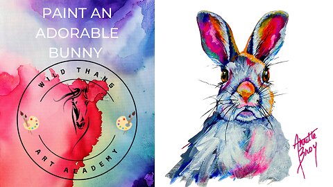 🎨 Learn to Paint an Adorable Bunny! (Free Class for All Ages and Skill Levels) 🐰
