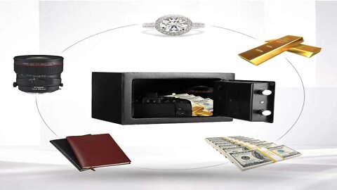 Security Safe, Safe, Digital Electronic Safe Box, Money Box Lock Box for Jewelry MoneyCashValuables