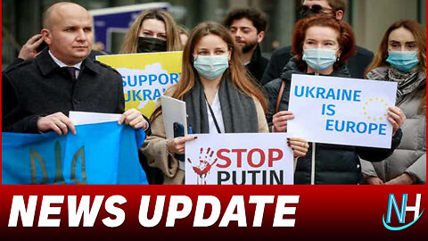 Ukrainians Gather In Kyiv Protesting “Emminent” Russian Invasion