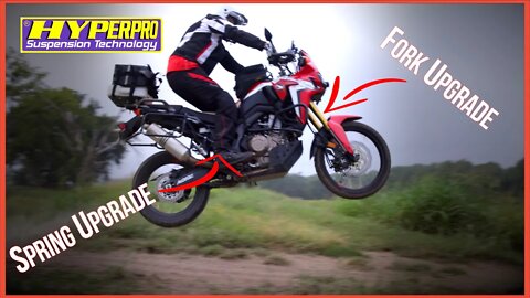 Africa Twin - Affordable Suspension Upgrade with Hyperpro Springs