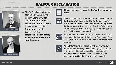 THE ROTHSCHILDS AND THE BALFOUR DECLARATION (CREATING THE STATE OF ISRAEL)