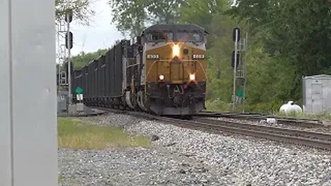 CSX B157 Loaded Coke Express Train from Greenwich, Ohio September 9, 2023