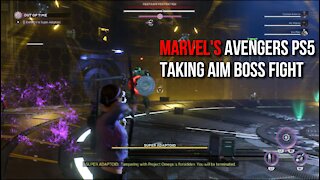 Marvel Avenger's Taking Aim Boss Fight PS5