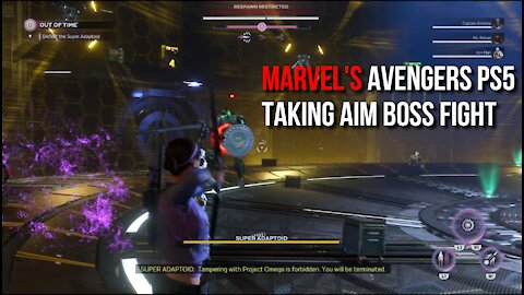 Marvel Avenger's Taking Aim Boss Fight PS5