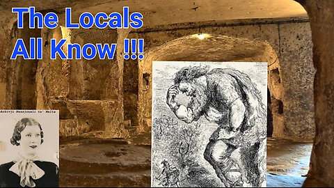 1930'S Eyewitness to LIVE Giants UNDER Malta - Tunnels - N. American Extinction