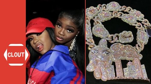 JT Gifts Yung Miami A $300K "City Girls" Custom Diamond Chain For Her 26th Birthday!