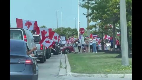 Anti Trudeau - Pro Farmer Rally Canada