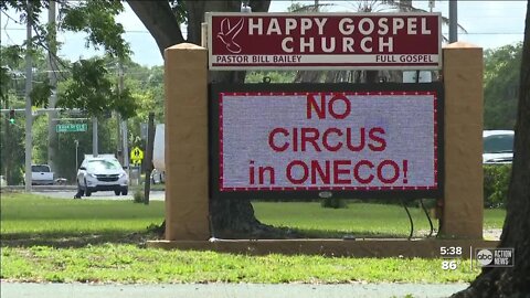 Manatee Commission vote against a circus in Oneco