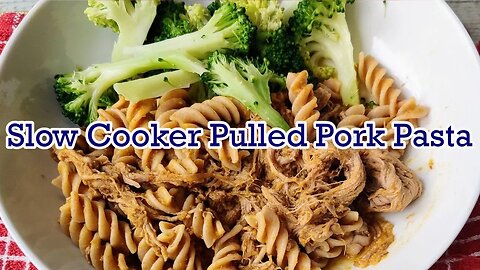 Slow Cooker Pulled Pork Pasta