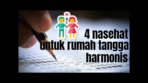 4 nasehat rumah tangga harmonis | suami, orang tua atau mertua ?