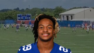 Xavier Mckinney Gets An Interception In Monday's Practice | New York Giants