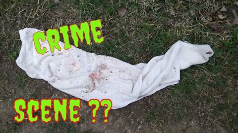Went camping at Deer Creek and found a crime scene???