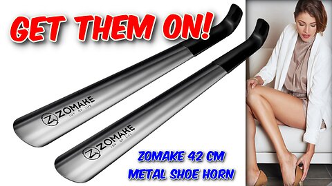 ZOMAKE 42 cm Metal Shoe Horn