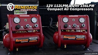 Renegade Industrial's 12V 112LPM & 24V 156LPM Compact Air Compressors