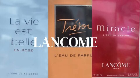 Lancome perfume // Lancome perfumes Collection