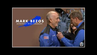 Mark Bezos Gets His Astronaut Wings | New Shepard First Flight