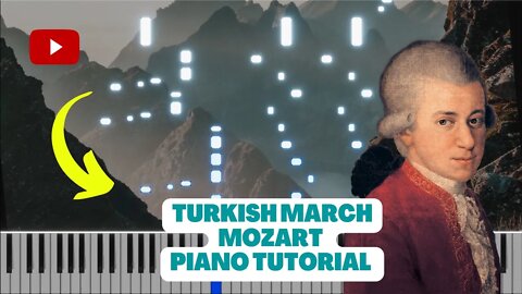Turkish march Mozart [PIANO TUTORIAL]
