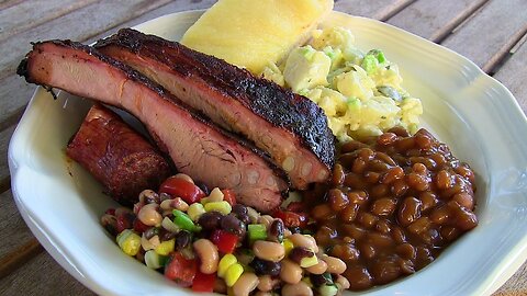 Smoked Pork Ribs on the WSM -- Texas BBQ Recipe