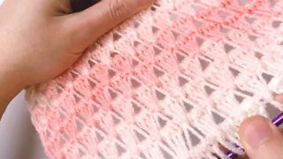 🧶Super Easy Tunisian Crochet Baby Blanket For Beginners