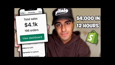 How I Made $4,000 in 12 Hours Dropshipping With NO MONEY
