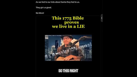This 1775 Bible proves we live in a LIE