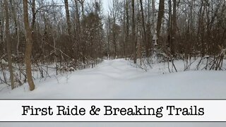 Breaking Trail on First Ski-Doo Ride for 2020 - ASMR