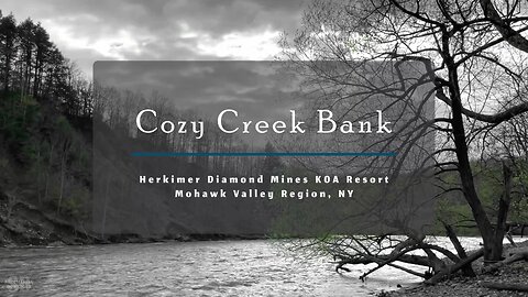 Cozy Creek Bank - Herkimer Diamond Mines KOA Resort - Relaxing Instrumental Country Folk Blues Music