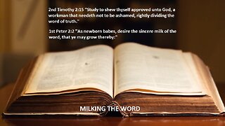 Milking the Word - Proverbs 16:6