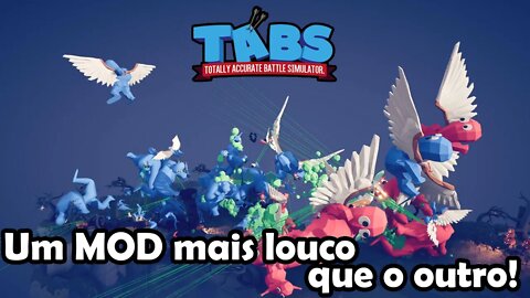 Loucura dos MODS no TABS! Totally Accurate Battle Simulator - Gameplay PT-BR