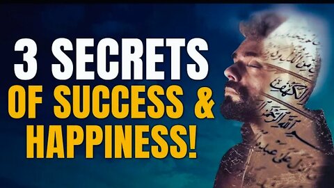 3 SECRET SUCCESS & HAPPINESS ☺️