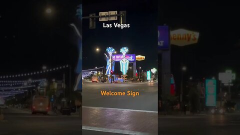 Welcome sign downtown Las Vegas showgirls