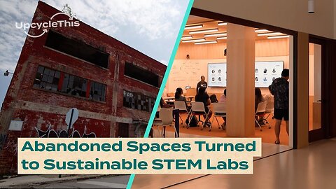 Upcycled Materials Used to Create Google’s Tech Lab for Kids