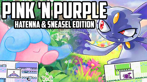 Pokemon Pink 'n Purple Hatenna & Sneasel Edition - GBC ROM Hack has Hatenna & Sneasel following