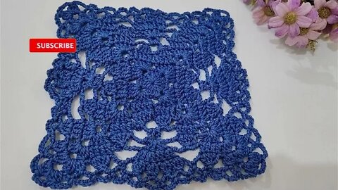 How to make a crochet square motif - crafting wheel.