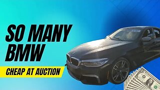 So Many BMW Cheap At Auction, Copart Walk Around