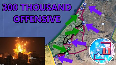 Israel Mobilizes 300k Troops To Invade Gaza | Massive Strikes Throughout The Day