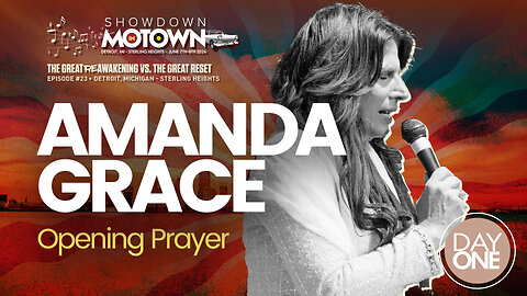 Amanda Grace | Opening Prayer | Amanda Grace Speaks At ReAwaken America Tour Detroit, Michigan! Join Navarro, Flynn, Eric Trump & Team America At Oct 18-19 Selma, NC ReAwaken! Request Tix Via Text 918-851-0102