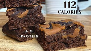 Brownies No Sugar No Flour No Oil | Low Calorie High Protein Desserts
