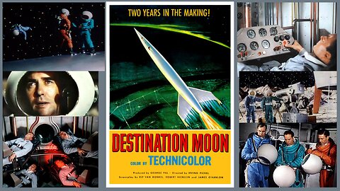 Destination Moon (1950) 50s Sci-fi in COLOR