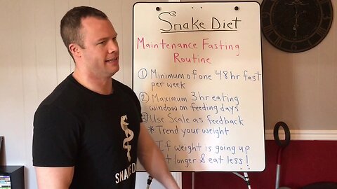 SNAKE DIET FASTING ROUTINE FOR LEAN PEOPLE!