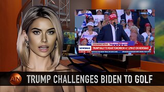 Trump’s Golf Challenge to Biden & Whoopi Goldberg Votes For Poopy Joe!