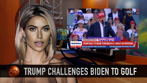 Trump’s Golf Challenge to Biden & Whoopi Goldberg Votes For Poopy Joe!