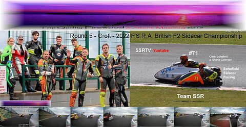 Team SSR @ Croft - Rnd 5 - 2022 FSRA British F2 Sidecar Champs - Schofield Sidecar Racing - REDmix1