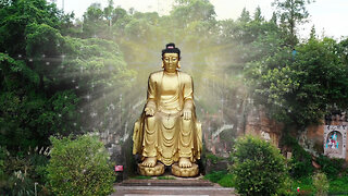 💦 Buddha's Meditation Music | Peaceful Garden In The Forest | The Sound of Wind | पियानो, आराम संगीत