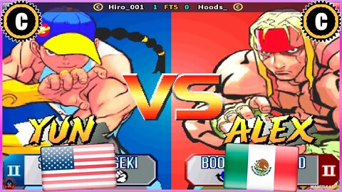 Street Fighter III 2nd Impact: Giant Attack (Hiro_001 Vs. Hoods_) [U.S.A. Vs. Mexico]