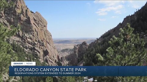 CPW extending Eldorado Canyon State Park timed reservation system