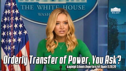 Kayleigh McEnany Schools Reporters on Orderly Transfer of Power