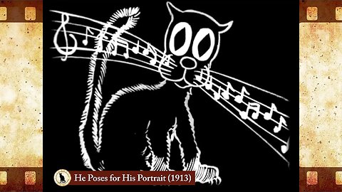 He Poses for His Portrait (1913) 🐱 Cat Movies 🎥🐈