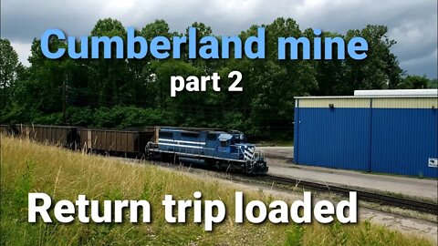 Cumberland mine RR return trip loaded (part 2)