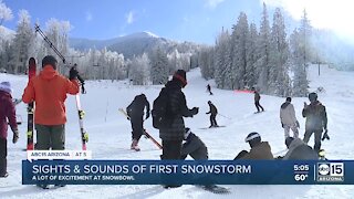 First winter storm of the season brings snow to Arizona
